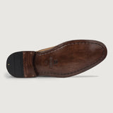 Cushioned Leather Insole & Ergonomic Arch Support Construction Detail