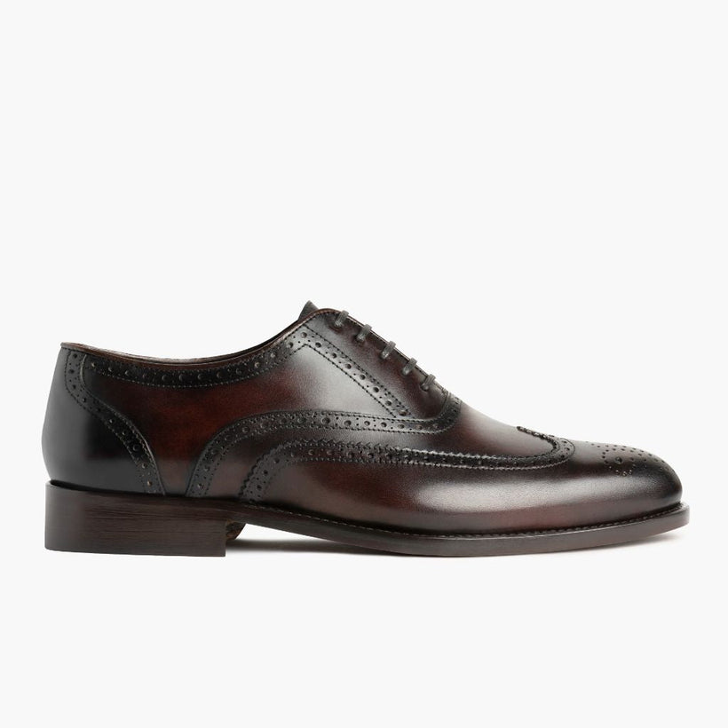 Aviator Chocolate Läderloafers för Herr