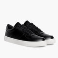 Court Svart Lädersneakers för Herr
