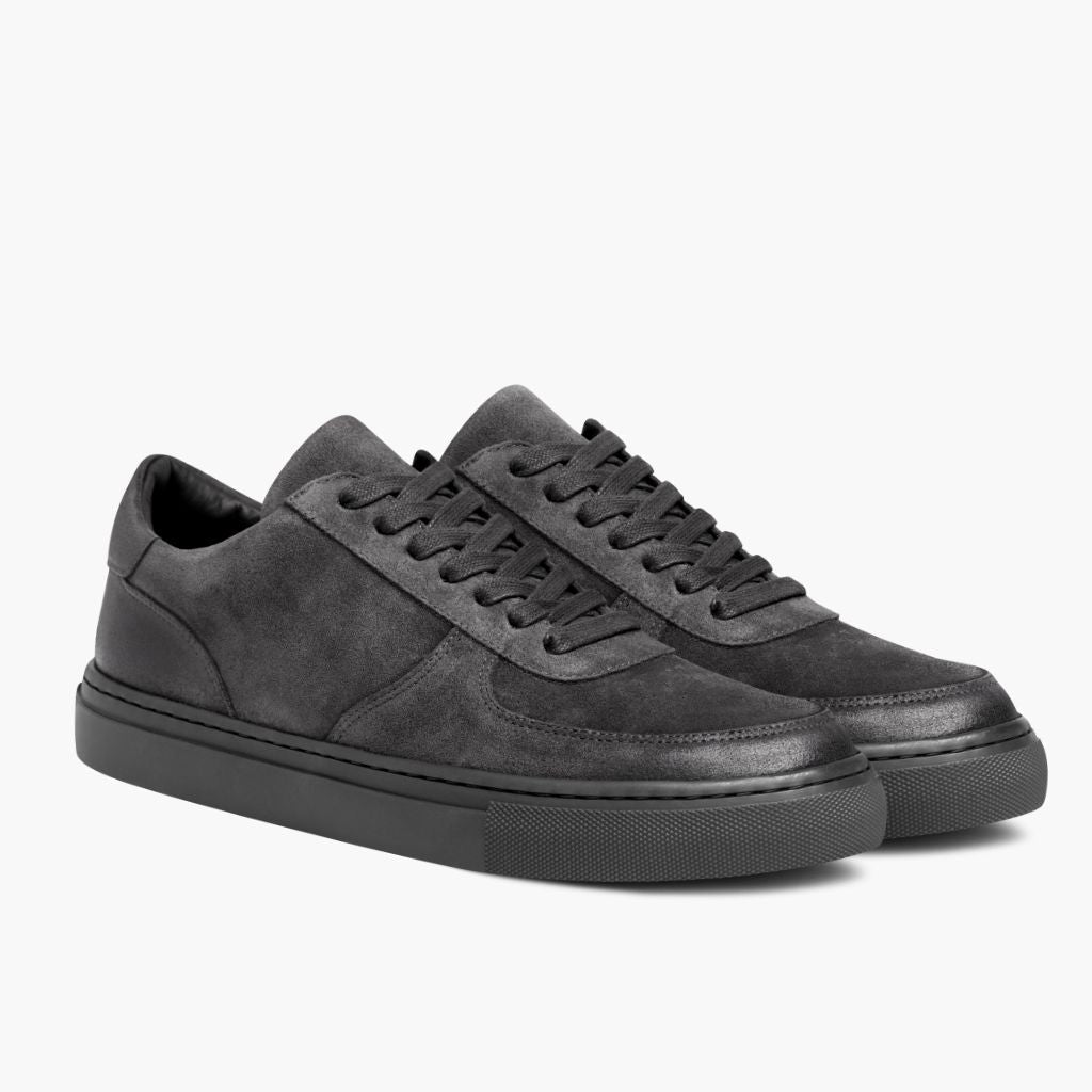 Court Smoke Lädersneakers för Herr in Classic Full-Grain Leather - Sidovy | Handla online