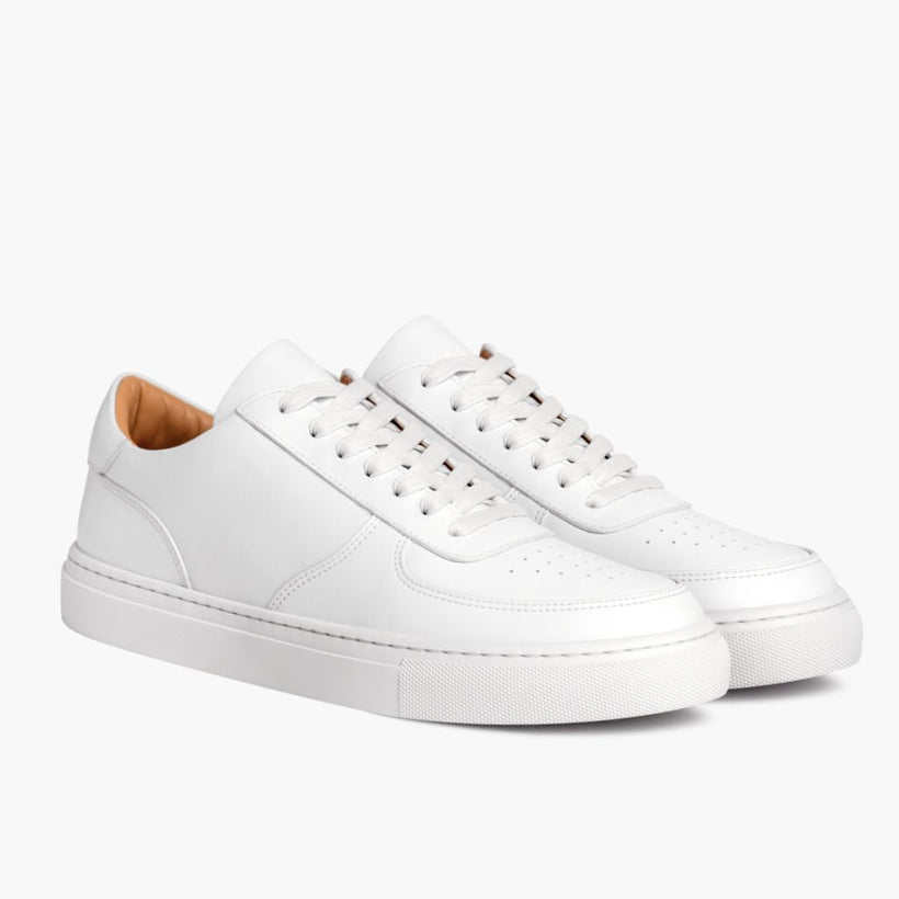 Court White Lädersneakers för Herr