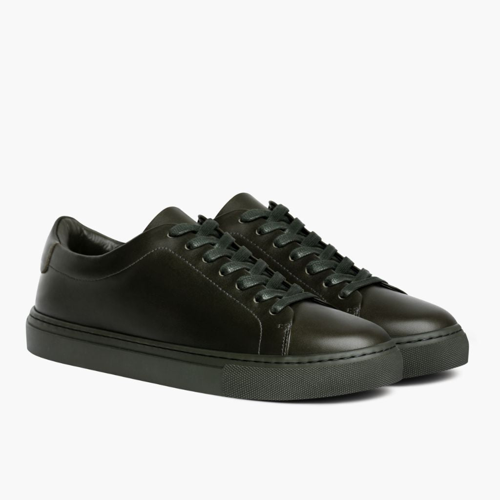 Encore Forest Lädersneakers för Herr in Classic Full-Grain Leather - Sidovy | Handla online