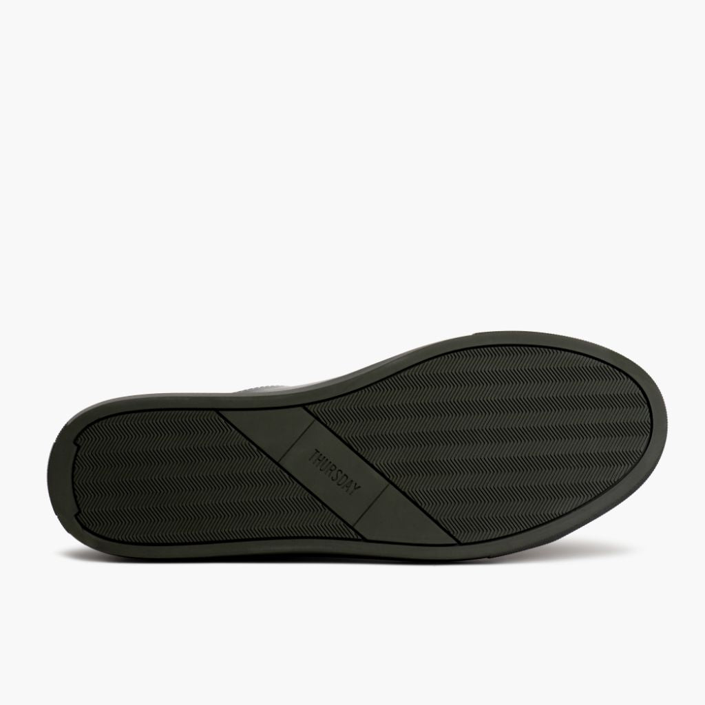High-Traction Rubber Outsole & Lug Tread Pattern on Encore Forest Lädersneakers för Herr