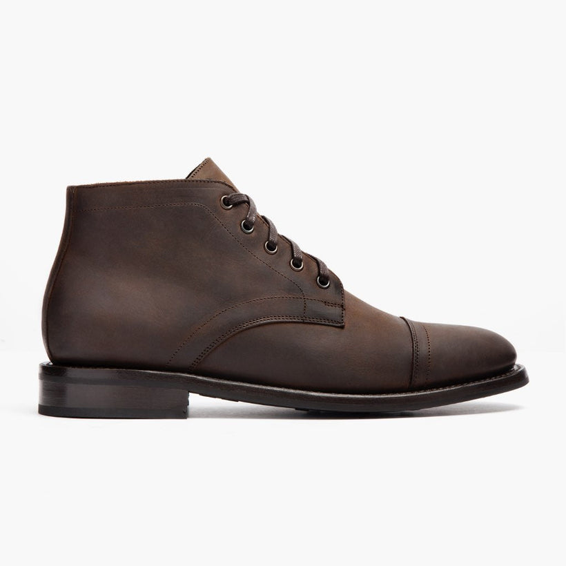 Cadet Tobacco Leather Boots för Herr