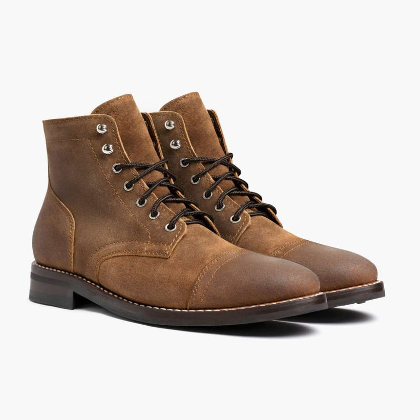 Captain Safari Leather Boots för Herr