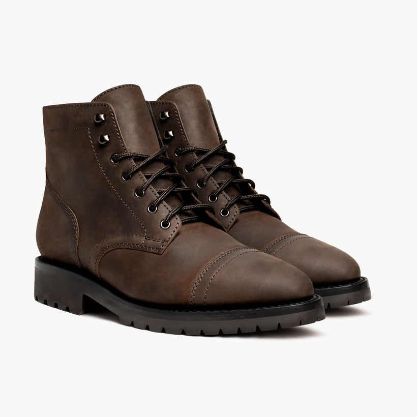 Captain StormKing® Tobacco Leather Boots för Herr