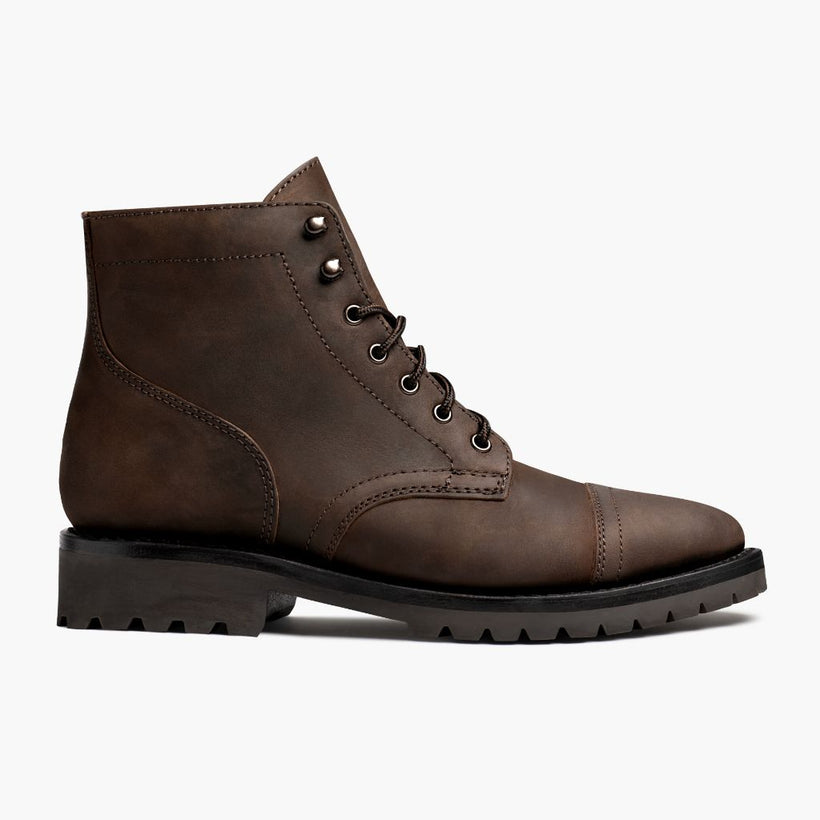 Captain StormKing® Tobacco Leather Boots för Herr