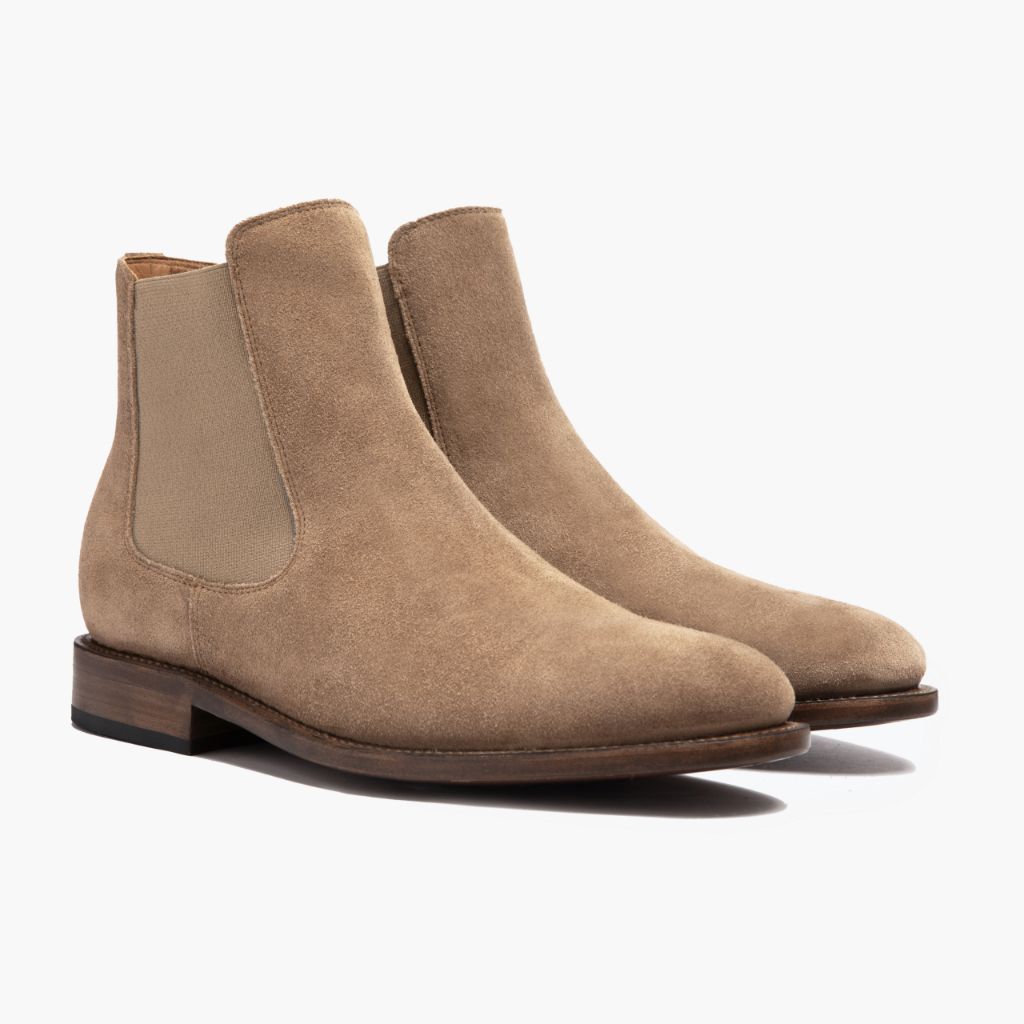 Cavalier Sandstone Läderkängor för Herr in Classic Full-Grain Leather - Sidovy | Handla online