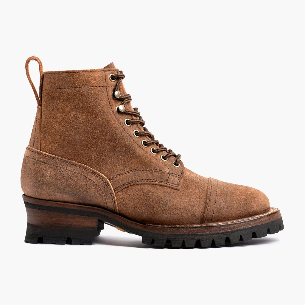Classic Full-Grain leather Boots - Ritsrandsydd Goodyear-konstruktion och tåhätta