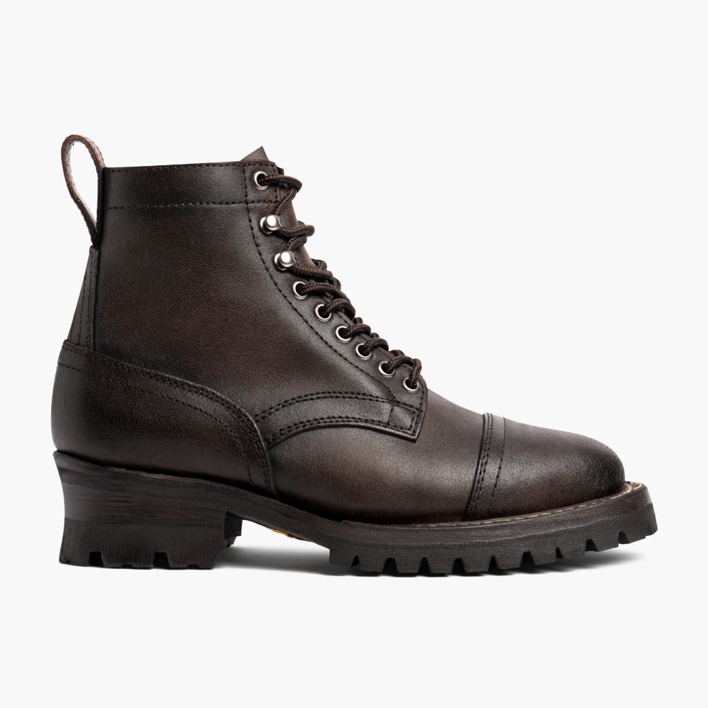 Classic Full-Grain leather Boots - Ritsrandsydd Goodyear-konstruktion och tåhätta