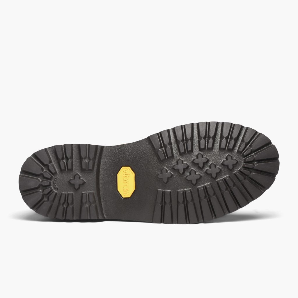 High-Traction Rubber Outsole & Lug Tread Pattern on Explorer Cedar Läderkängor för Herr