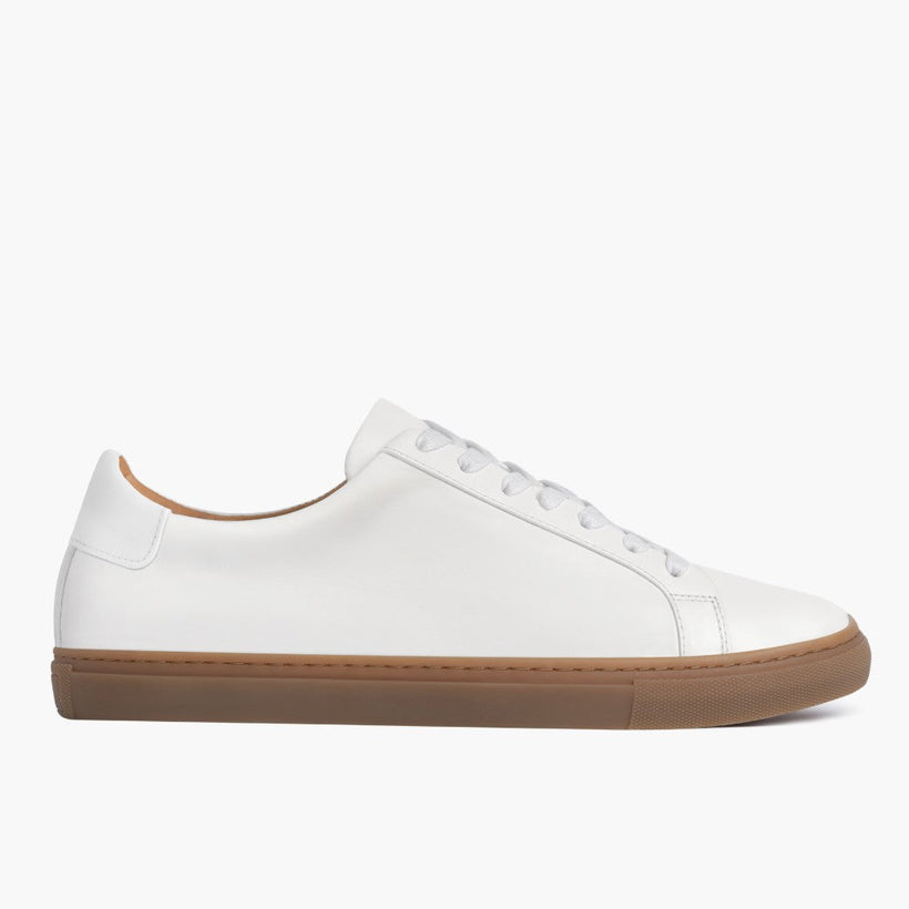 Legacy White Leather Sneakers för Herr