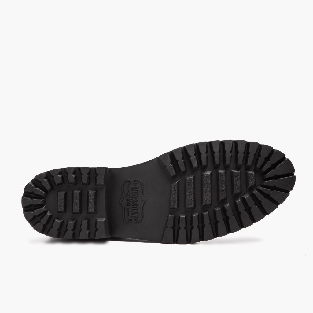 High-Traction Rubber Outsole & Lug Tread Pattern on Legend Safari Läderkängor för Herr