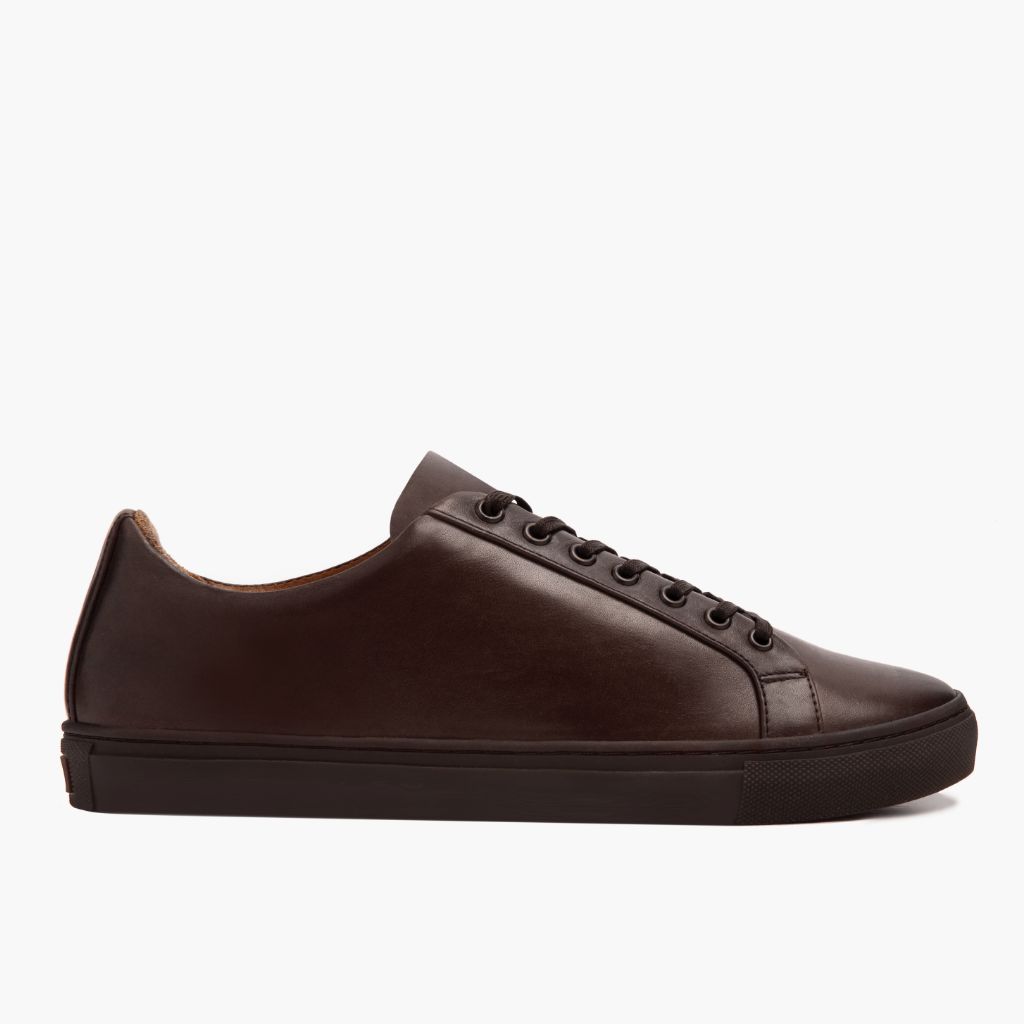 Classic Full-Grain leather Sneakers - Ritsrandsydd Goodyear-konstruktion och tåhätta