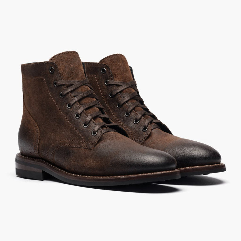 President Mocha Leather Boots för Herr
