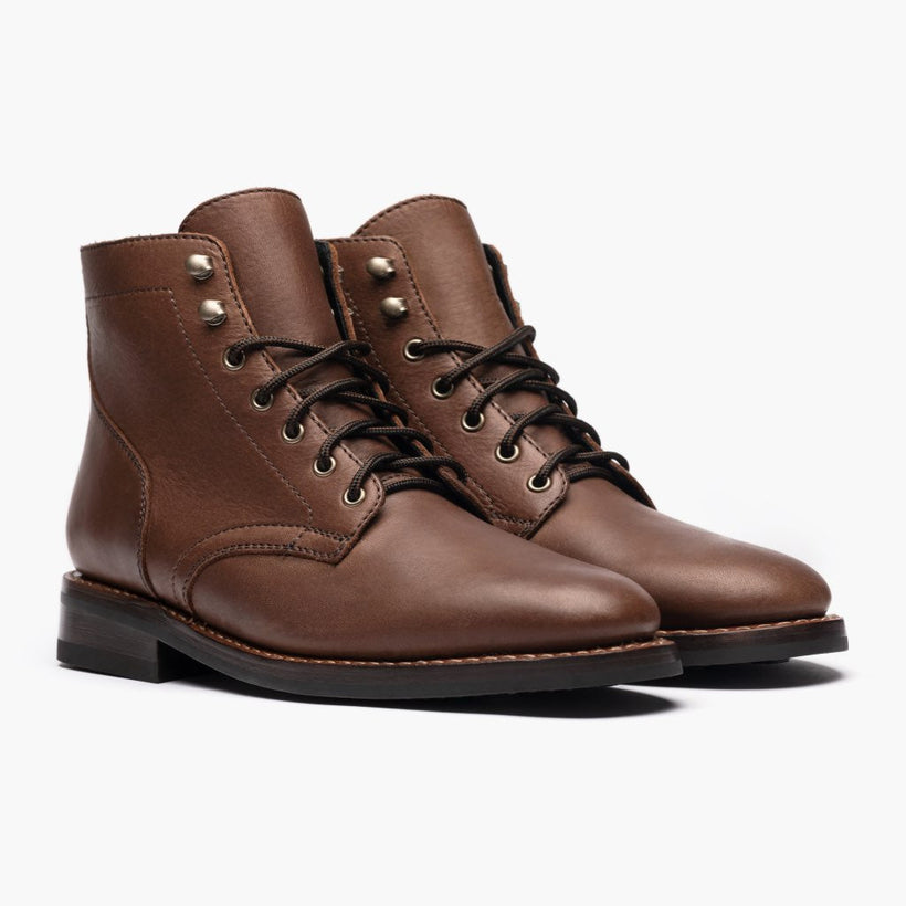 President Whiskey Leather Boots för Herr