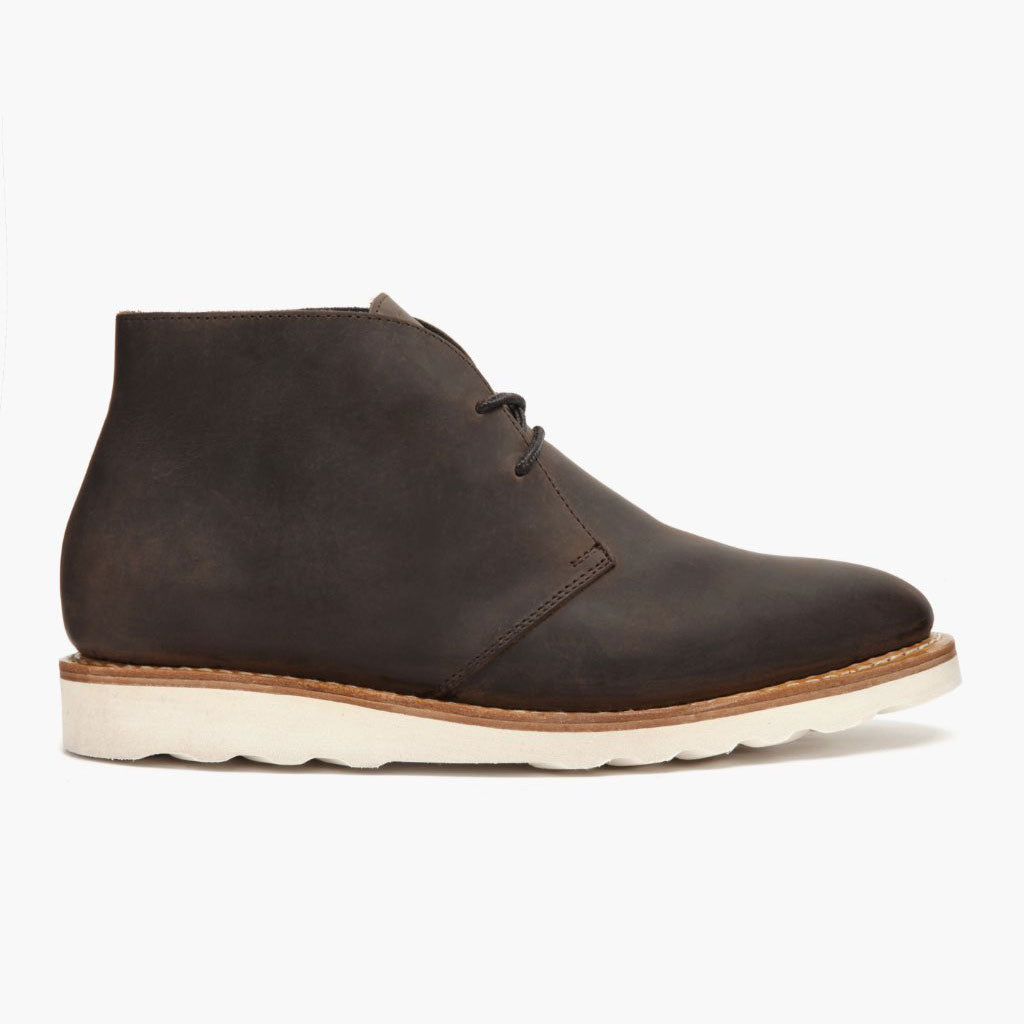 Classic Full-Grain leather Boots - Ritsrandsydd Goodyear-konstruktion och tåhätta