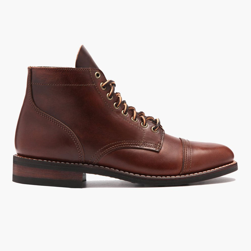 Classic Full-Grain leather Boots - Ritsrandsydd Goodyear-konstruktion och tåhätta