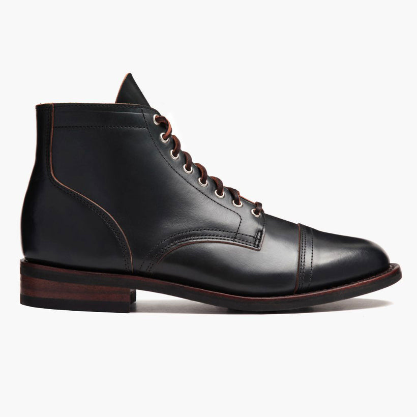 Vanguard Indigo Leather Boots för Herr