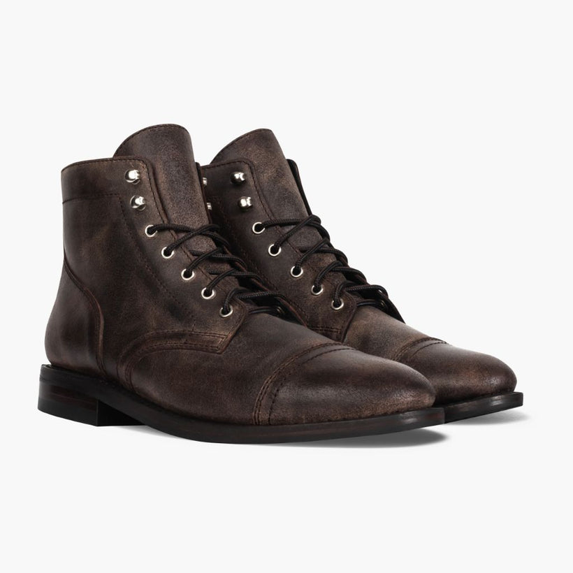 Captain Canyon Leather Boots för Herr