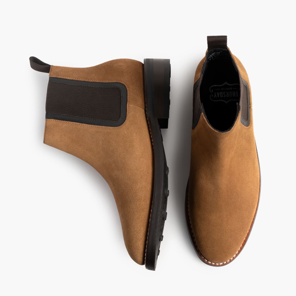 Duke Honey Suede Läderkängor för Herr - Förstärkt hälkappa och precisa dubbla sömmar
