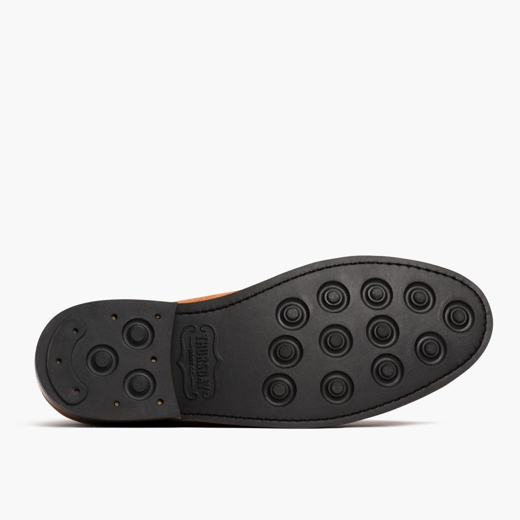 High-Traction Rubber Outsole & Lug Tread Pattern on Duke Honey Suede Läderkängor för Herr