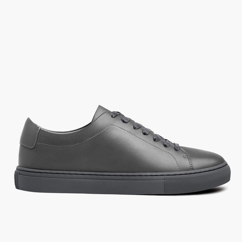 Encore Steel Grey Leather Sneakers för Herr
