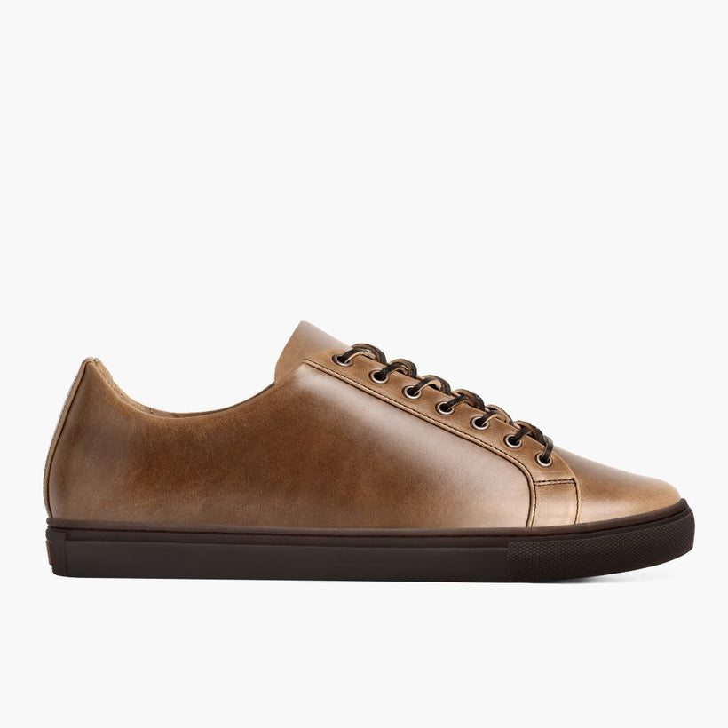 Premier Low Top Natural Leather Sneakers för Herr