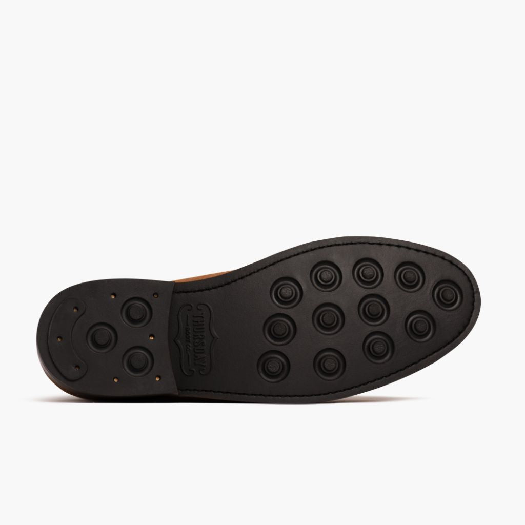 High-Traction Rubber Outsole & Lug Tread Pattern on President Brandy Läderkängor för Herr For Men