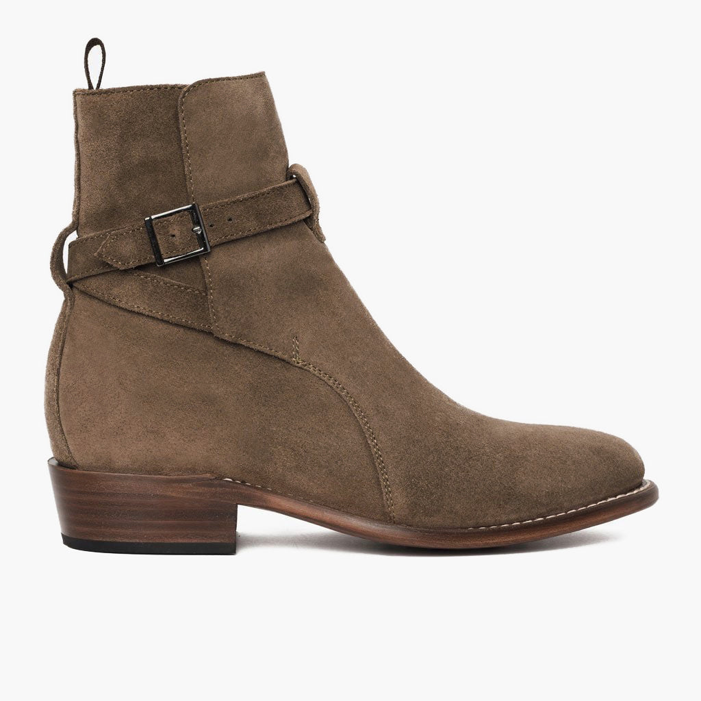 Black Full-Grain leather Boots - Ritsrandsydd Goodyear-konstruktion och tåhätta