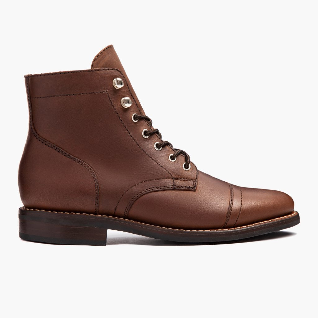 Captain Whiskey Läderkängor för Dam in Classic Full-Grain Leather - Sidovy | Handla online