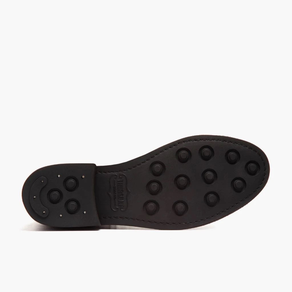 High-Traction Rubber Outsole & Lug Tread Pattern on Captain Whiskey Läderkängor för Dam