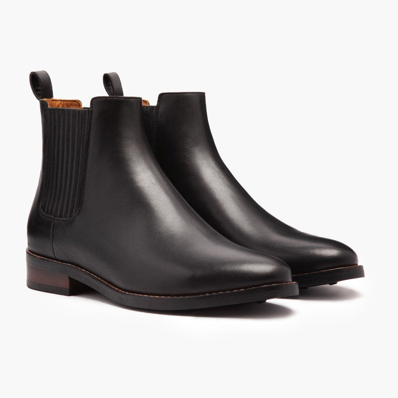 Dreamer Svart Leather Boots för Dam