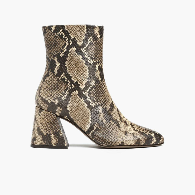 Heartbreaker Snake Print Läderkängor för Dam