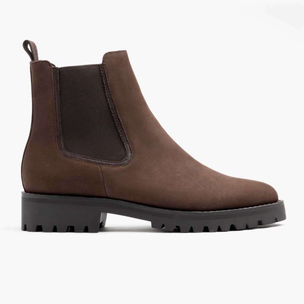 Legend Truffle Läderkängor för Dam in Classic Full-Grain Leather - Sidovy | Handla online