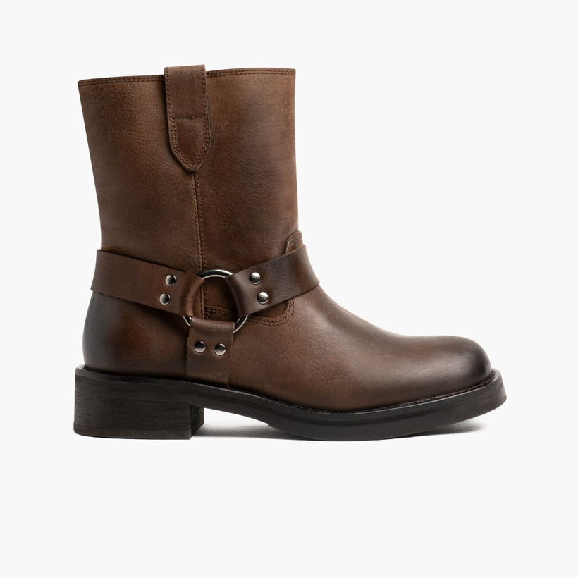 Outlaw Light Tobacco Leather Boots för Dam