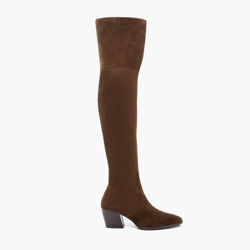 Tempest Espresso Leather Boots för Dam