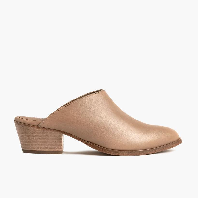 Breeze Milk Coffee Leather Boots för Dam