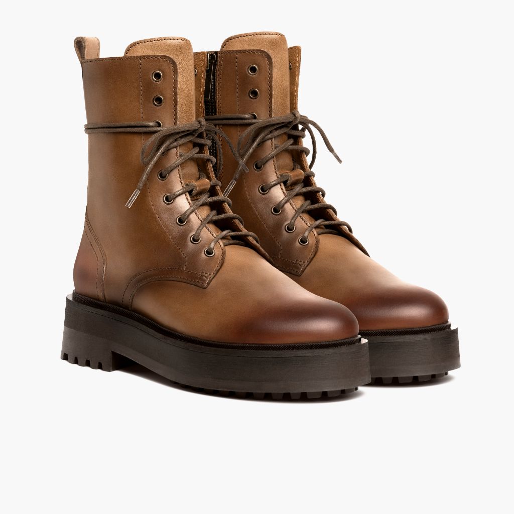 Classic Full-Grain leather Boots - Ritsrandsydd Goodyear-konstruktion och tåhätta