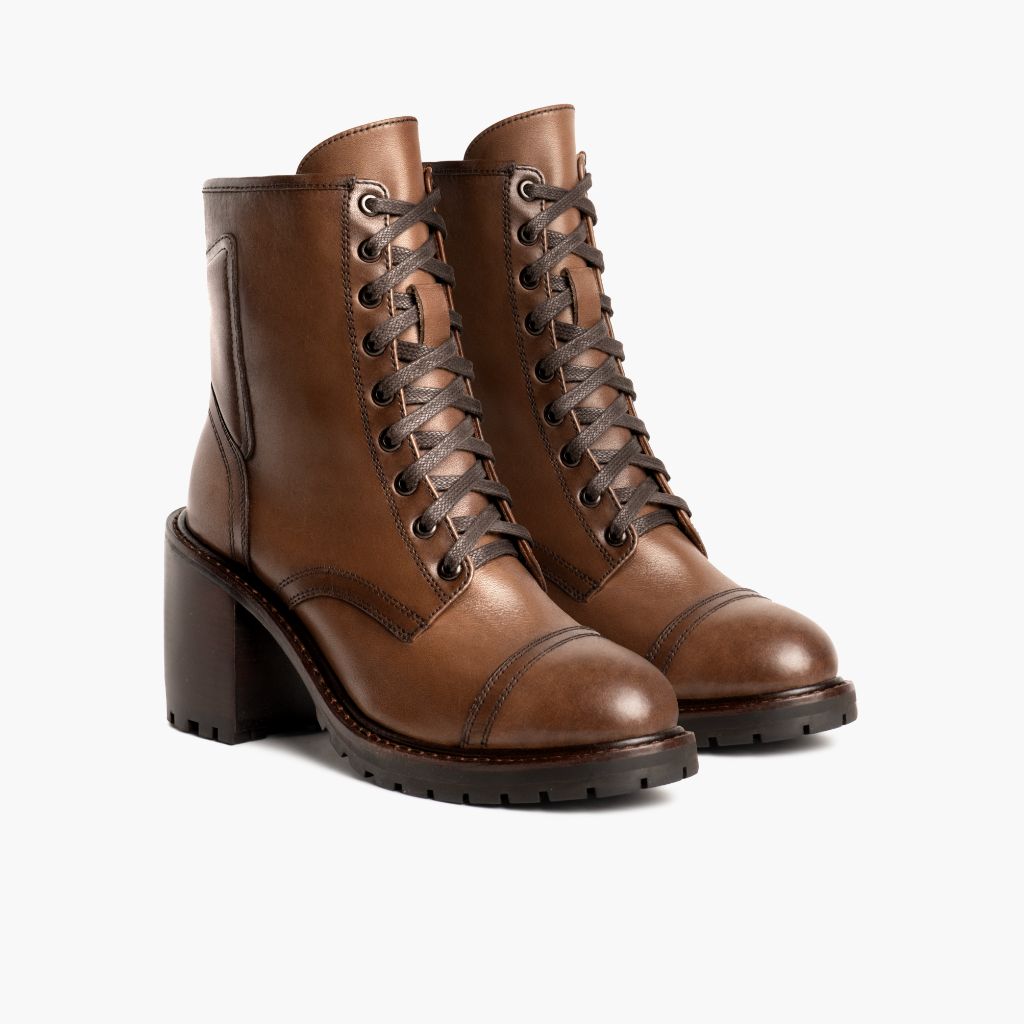 Classic Full-Grain leather Boots - Ritsrandsydd Goodyear-konstruktion och tåhätta