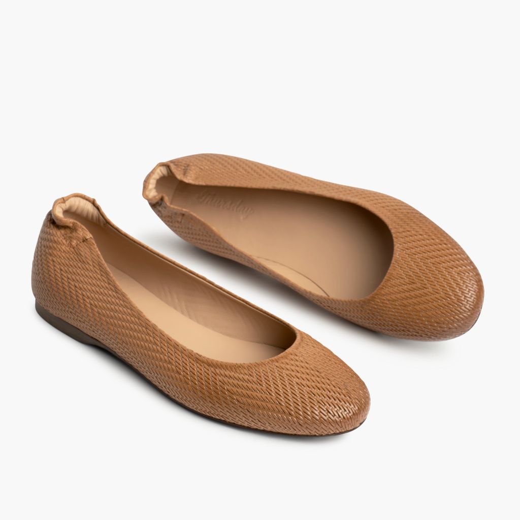 High-Traction Rubber Outsole & Lug Tread Pattern on Scrunch Ljusbrun Embossed Läderkängor för Dam