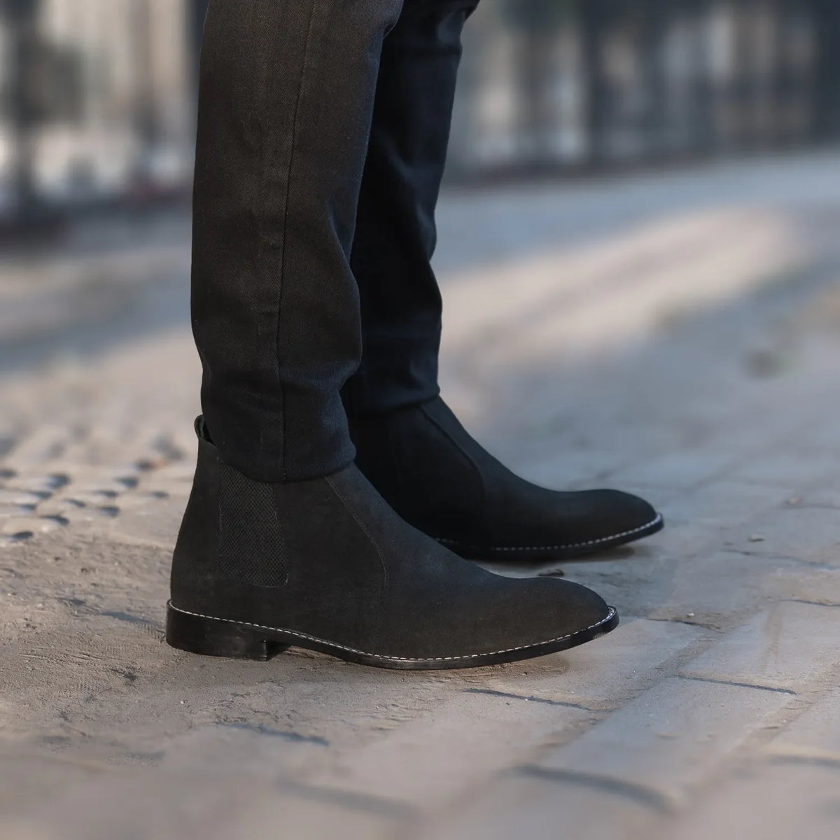 Orlaven Clarkson Chelsea Svart Läderkängor för Herr footwear image 10