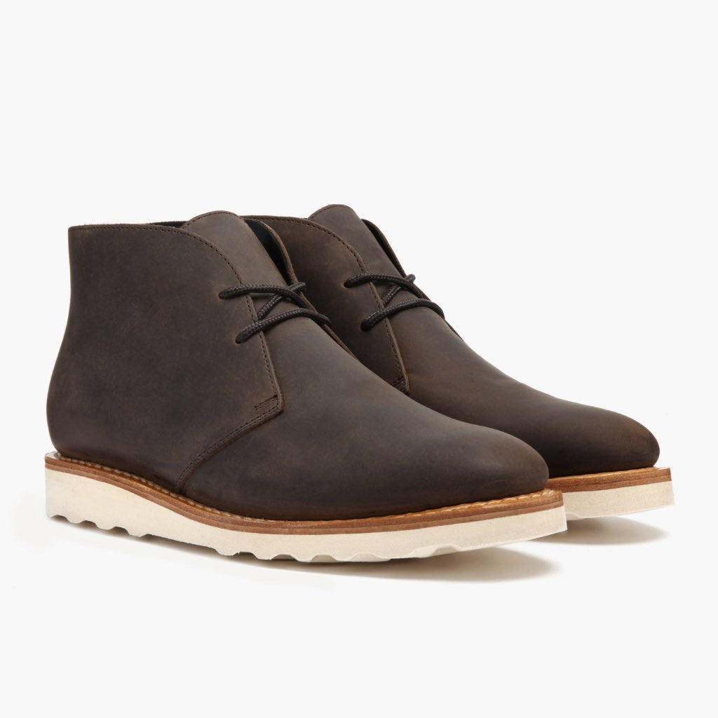 Scout Tobacco Läderkängor för Herr For Men in Classic Full-Grain Leather - Sidovy | Handla online