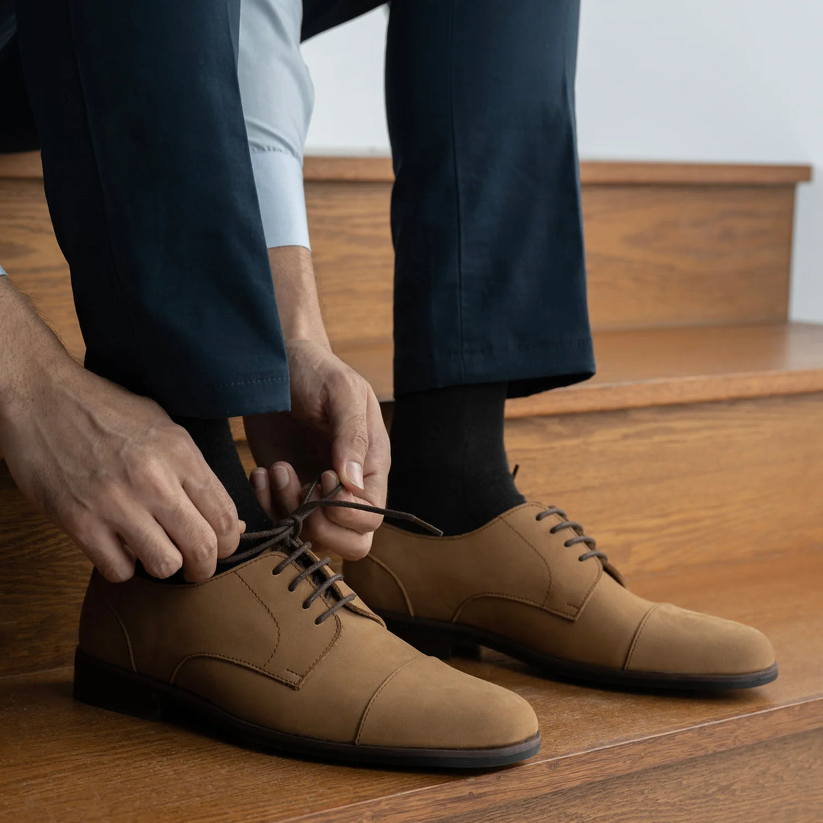 Orlaven Attorney Derby Brun Nubuck Läderskor - StudGuard för Herr footwear image 10