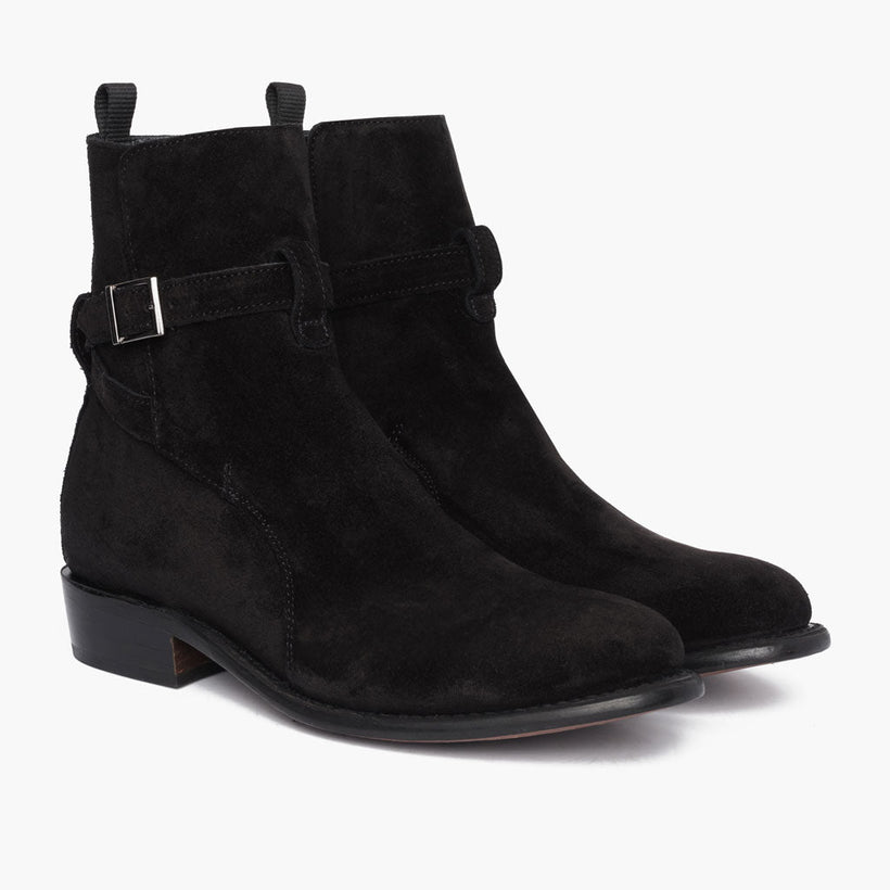 Rogue Svart Suede Leather Boots för Herr