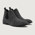 Clarkson Chelsea Grey Suede Läderkängor - StudGuard för Herr