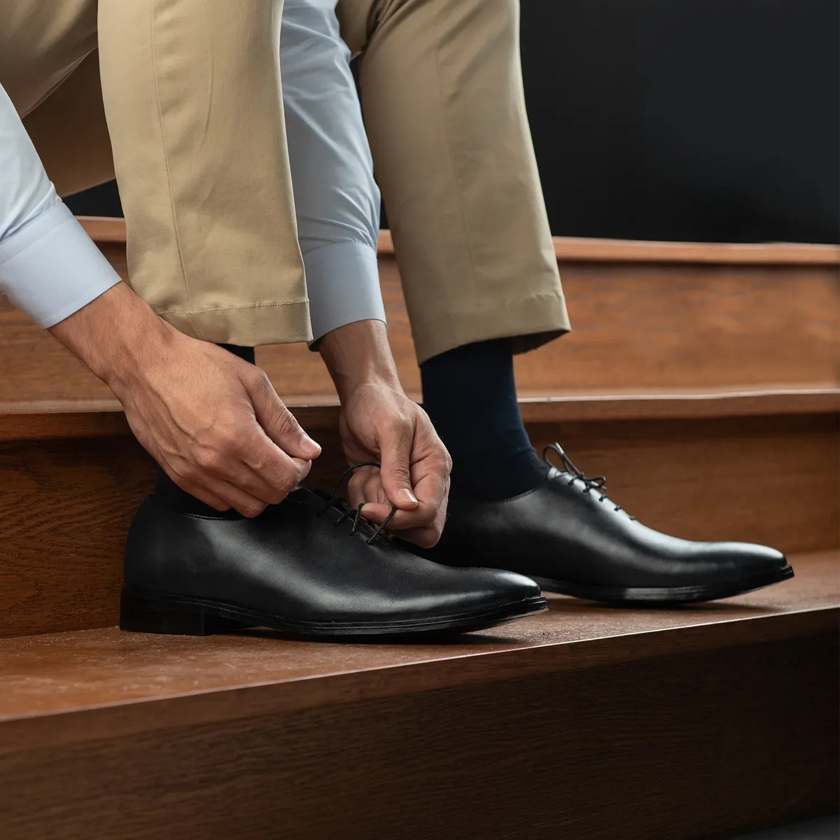 Orlaven Director Wholecut Svart Läderskor för Herr footwear image 10