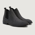 Clarkson Chelsea Grey Nubuck Läderkängor - StudGuard för Herr