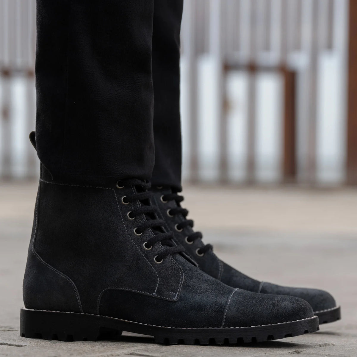 Orlaven Knight Derby Grey Suede Läderkängor - TerraGrip för Herr footwear image 9