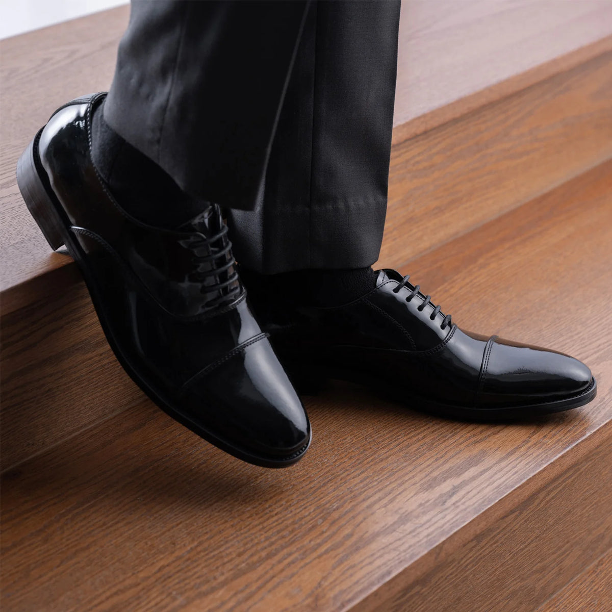 Orlaven Professor Oxford Svart Läderskor för Herr footwear image 9
